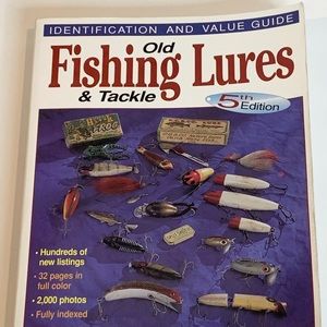 Old Fishing Lures & Tackle Book Fisherman Dad Gift